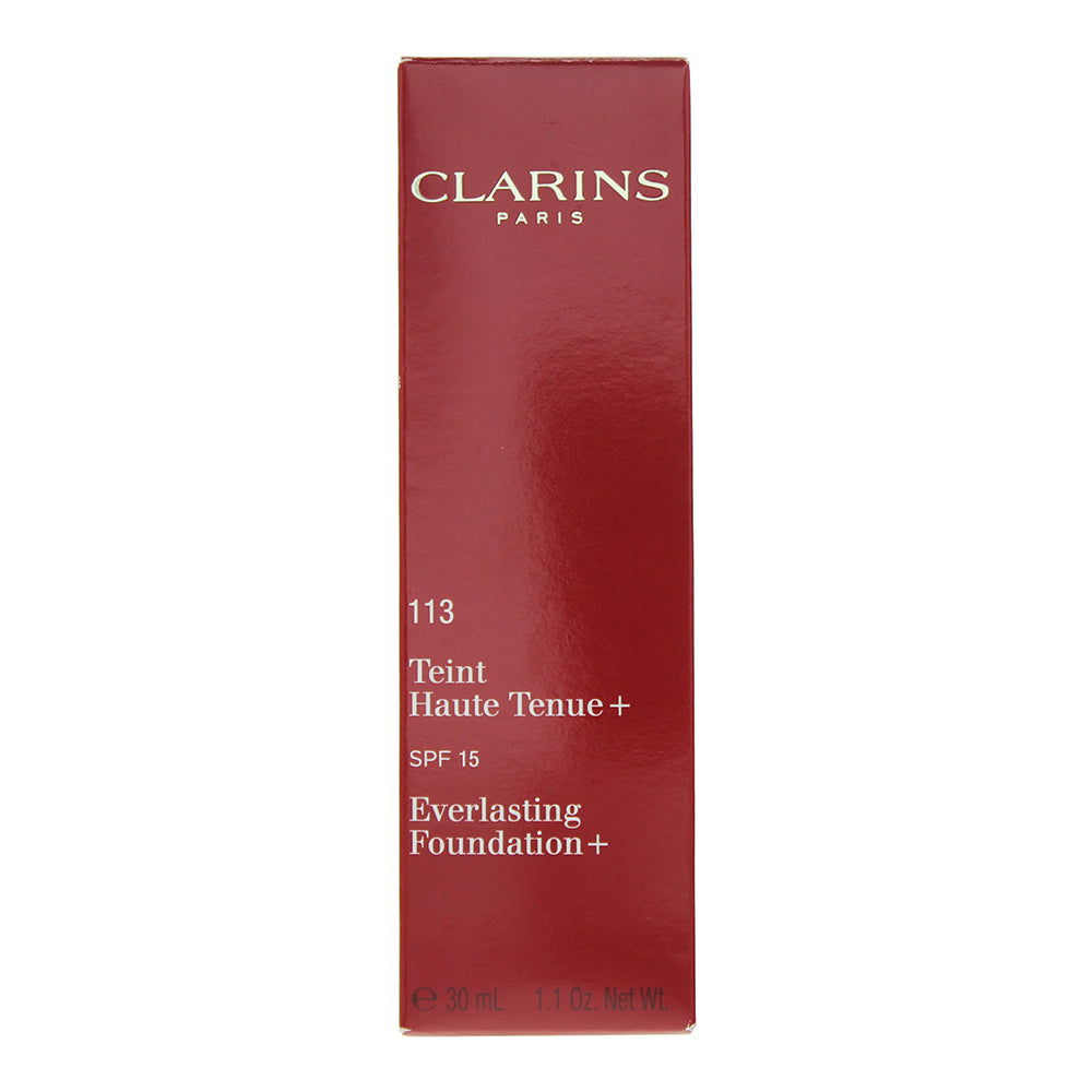 Clarins Everlasting Spf 15 113 Chestnut Foundation 30ml - Box