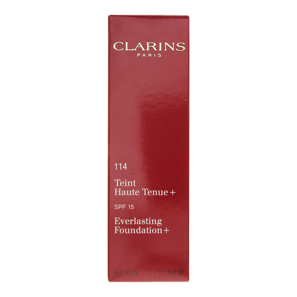 Clarins Everlasting Spf 15 114 Cappuccino Foundation 30ml - Box