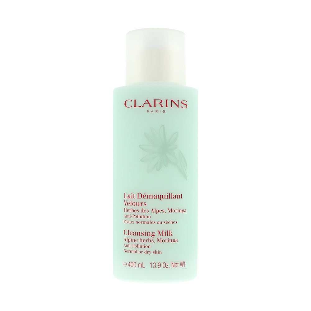 Clarins Anti-Pollution Alpine Herbs & Moringa Normal or Dry Skin Cleansing Milk 