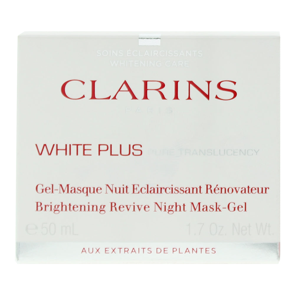 Clarins White Plus Brightening Night Mask Gel 50ml - Box