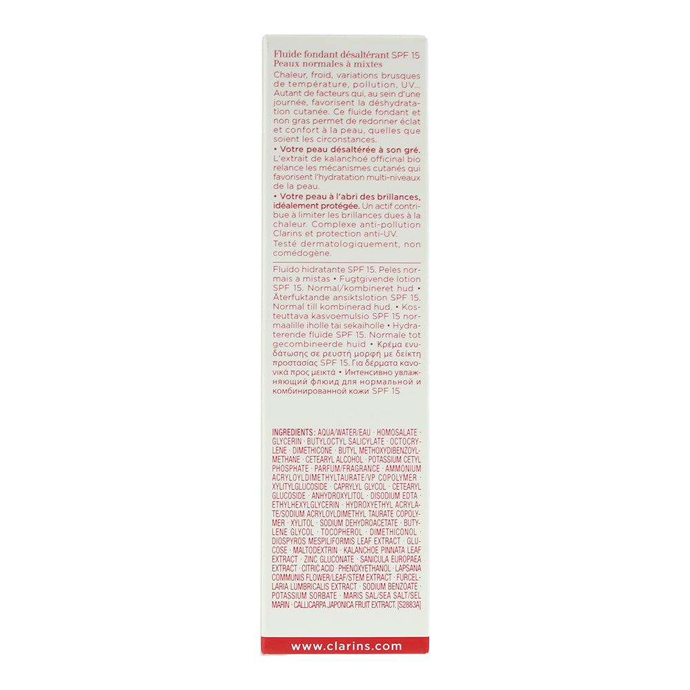 Clarins Hydra-Essentiel Spf 15 Milky Lotion 50ml - Ingredients
