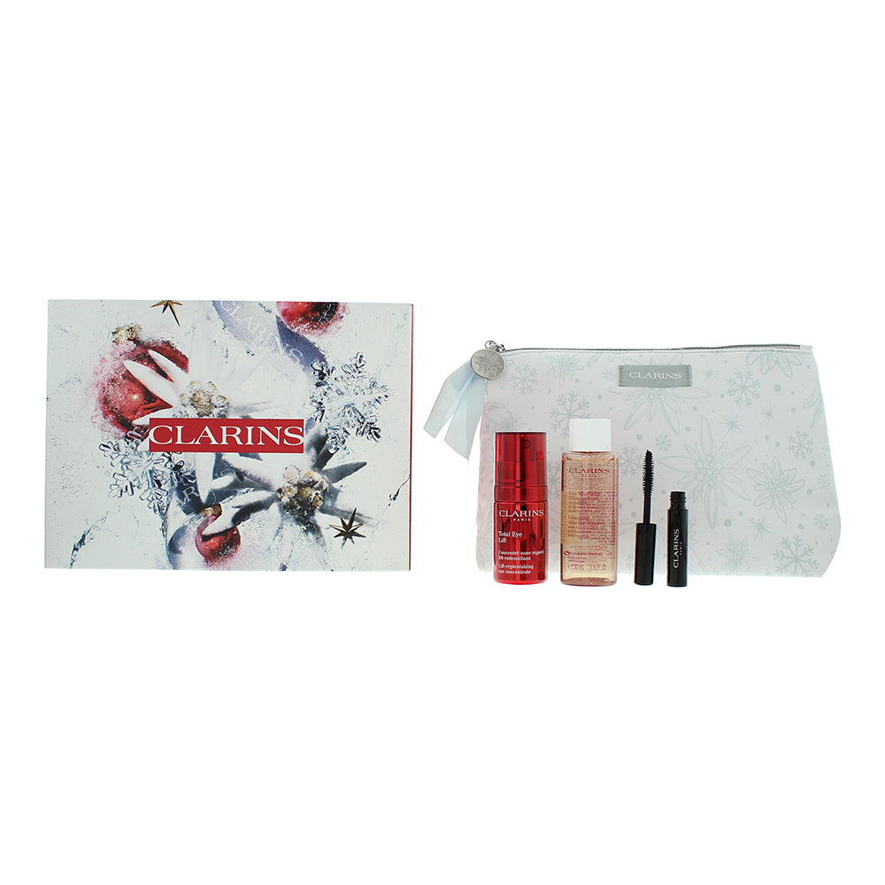 Clarins Total Eye Lift 3 Piece Gift Set: Replenishing Eye Concentrate 15ml - Mas