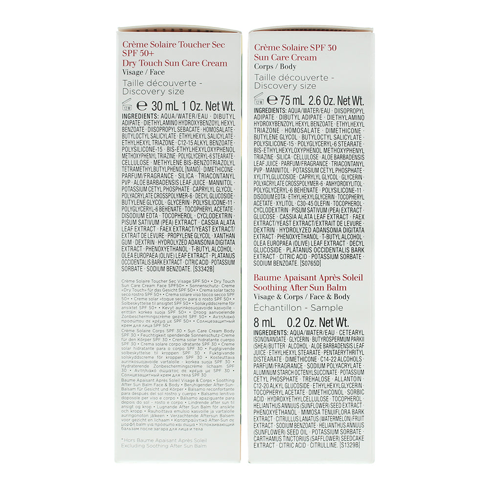 Clarins Sun Care Essentials 3 Piece Gift Set: Sun Spf 30 Body Cream 75ml - Sun S