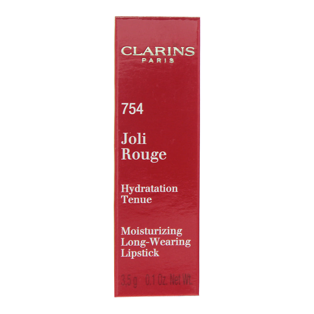 Clarins Joli Rouge 754 Deep Red Lipstick 3.5g - Box
