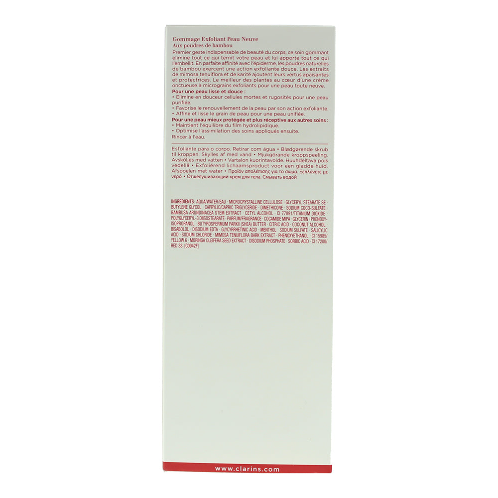 Clarins Exfoliating Body Scrub For Smooth Skin 200ml