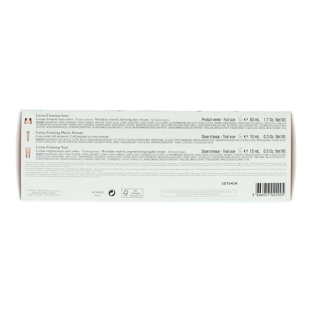 Clarins Extra-Firming 3 Piece Gift Set: Extra - Firming Day Cream 50ml - Extra -