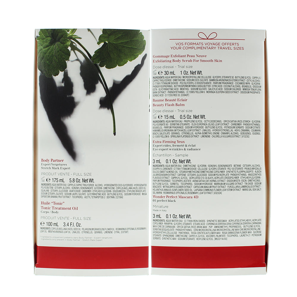 Clarins Beautiful Maternity Bag 6 Piece Gift Set: Stretch Mark Expert 175ml - Bo