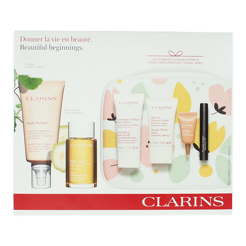 Clarins Beautiful Maternity Bag 6 Piece Gift Set - Box