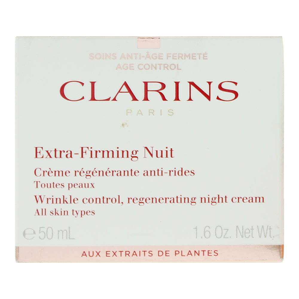 Clarins Extra-Firming All Skin Types Night  Cream 50ml - Box