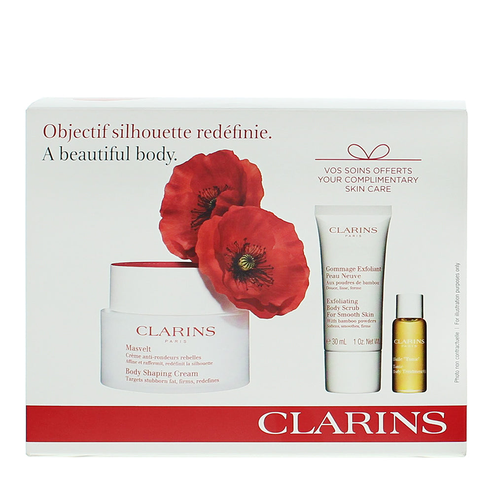Clarins A Beautiful Body 3 Piece Gift Set - Box