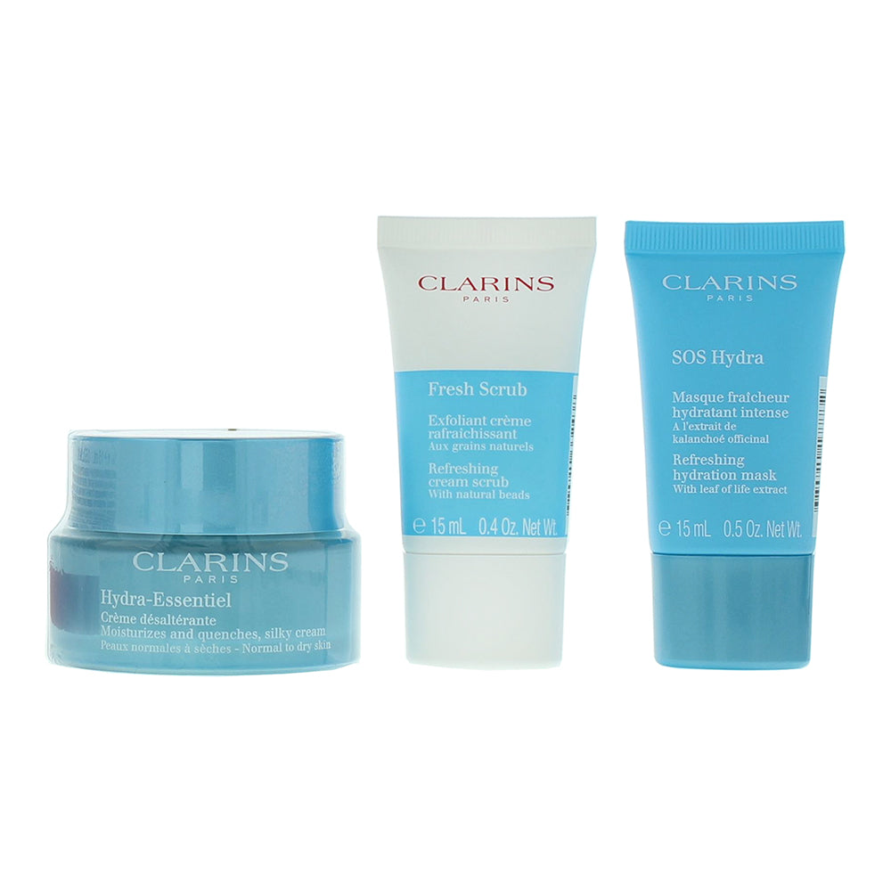 Clarins My Hydrating Essentials 3 Piece Gift Set: Hydra-Essentiel Day Cream 50ml - Product