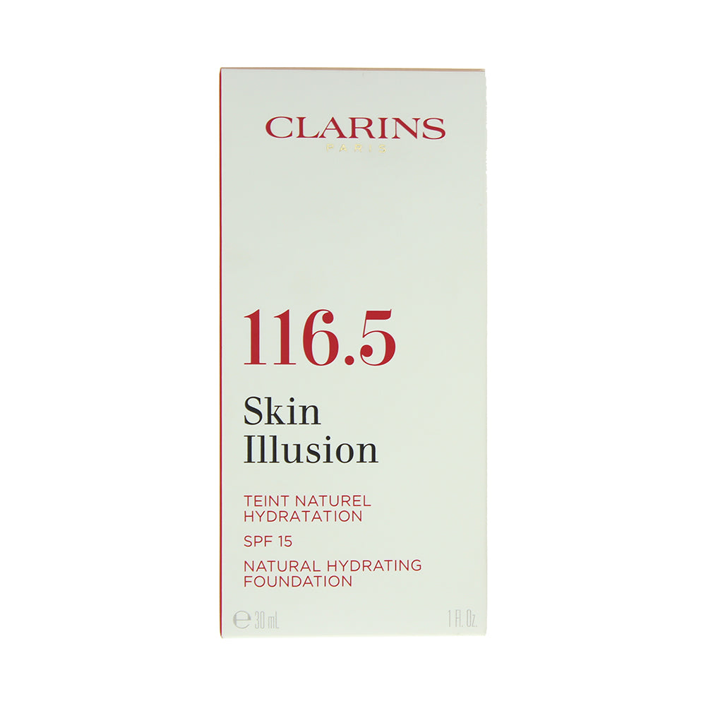 Clarins Skin Illusion Natural Hydrating Spf 15 116.5 Coffe Foundation 30ml - Box