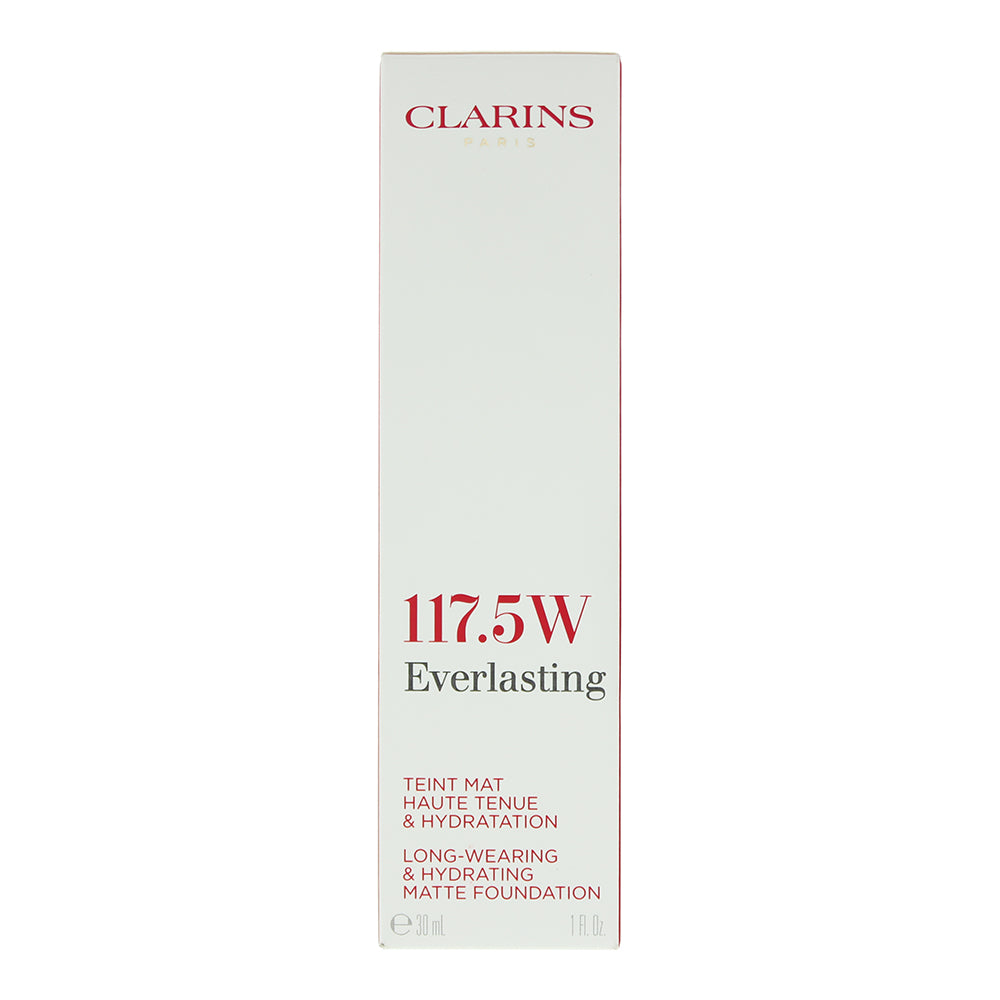 Clarins Everlasting Long Wearing & Hydrating 117.5 Pecan Foundation 30ml - Box