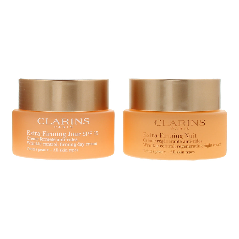 Clarins Extra-Firming 2 Piece Gift Set: Day Cream 50ml - Night  Cream 50ml - Product