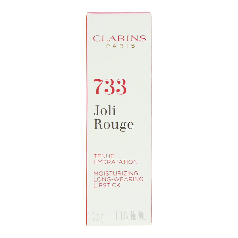 Clarins Joli Rouge 733 Soft Plum Lipstick 3.5g - Box