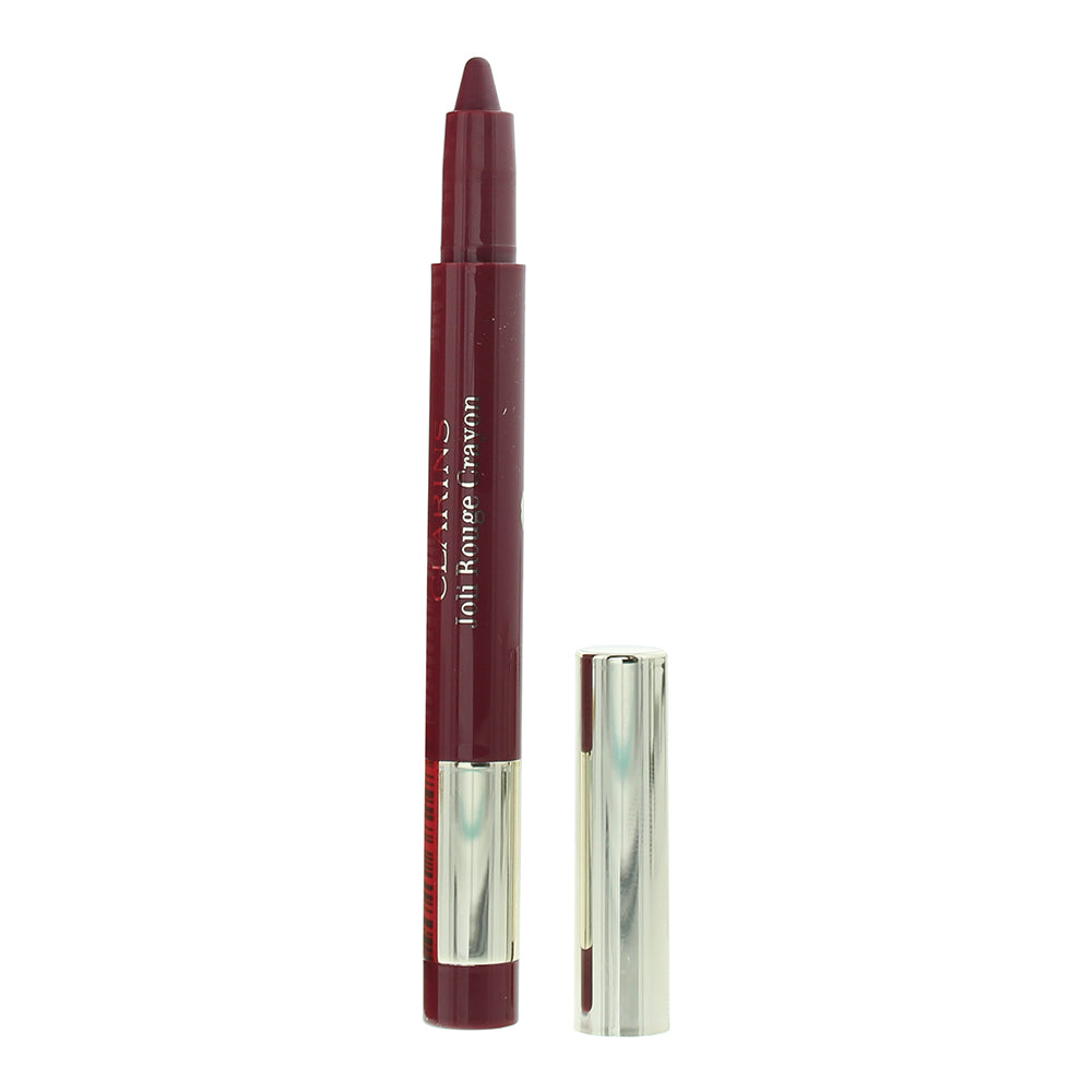 Clarins Joli Rouge 2 In 1 Define & Fill 744C Plum Lip Crayon 0.6g - Product