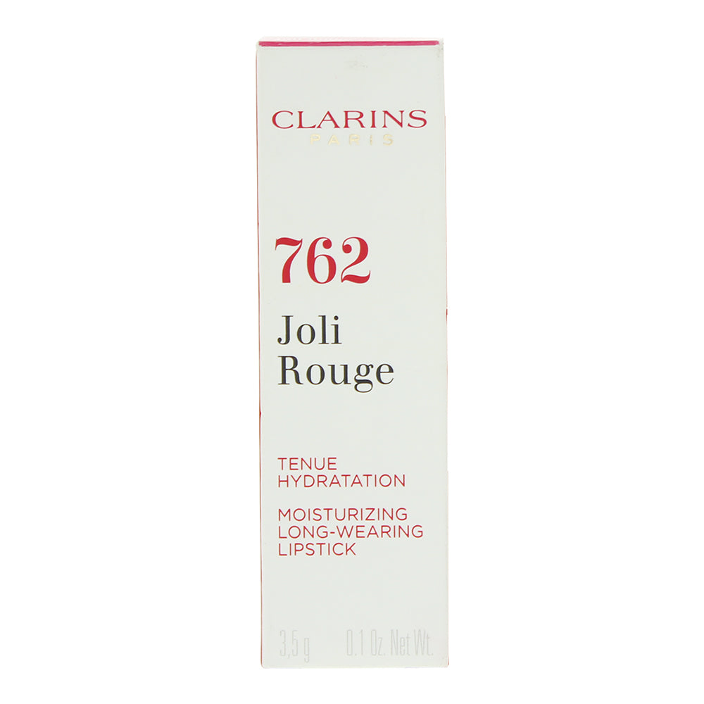 Clarins Joli Rouge 762 Pop Pink Lipstick 3.5g - Box
