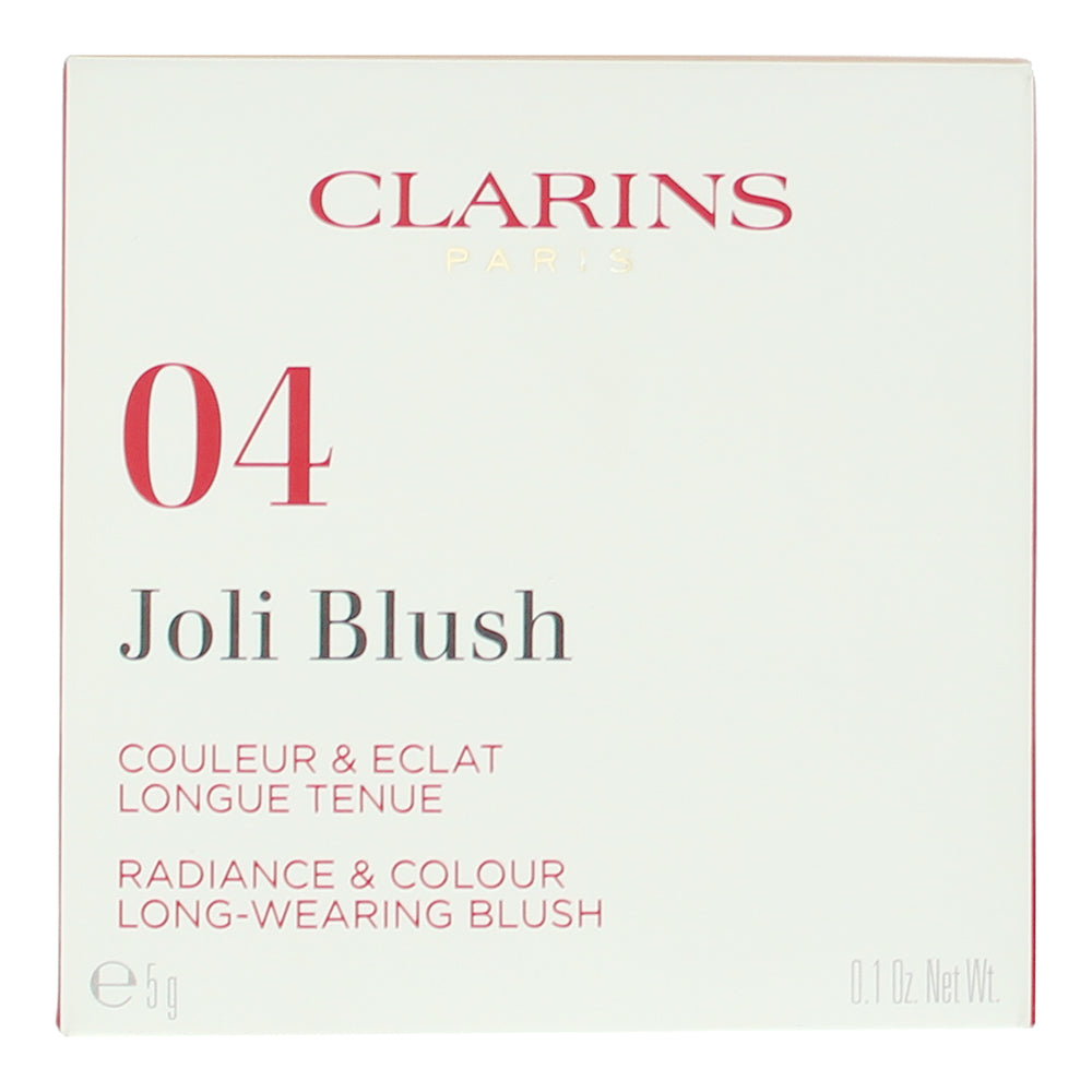 Clarins Joli Blush Radiance & Colour 04 Cheeky Purple Blush 5g - Box