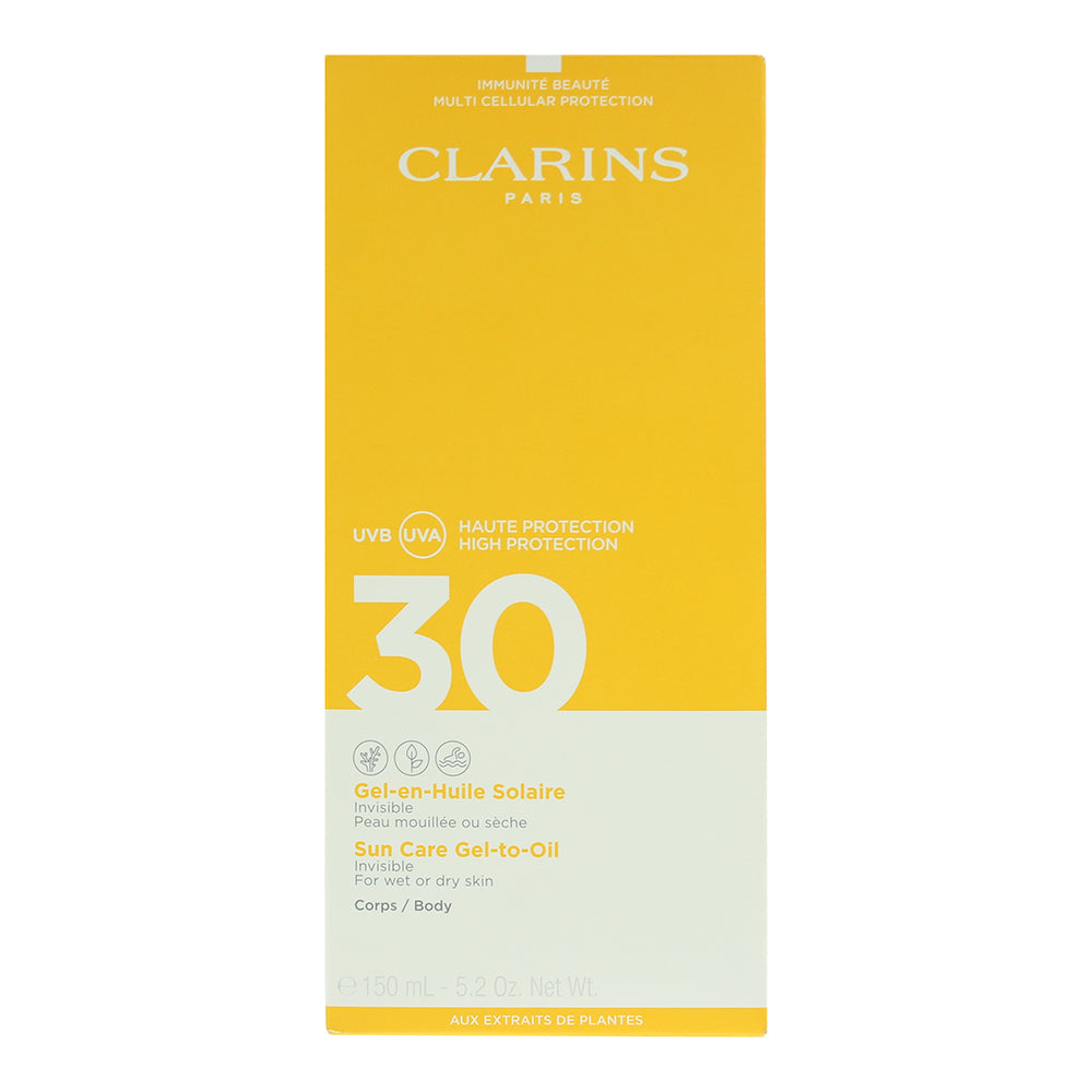 Clarins Sun Care Spf 30 Sun Care Gel-To-Oil 150ml - Box