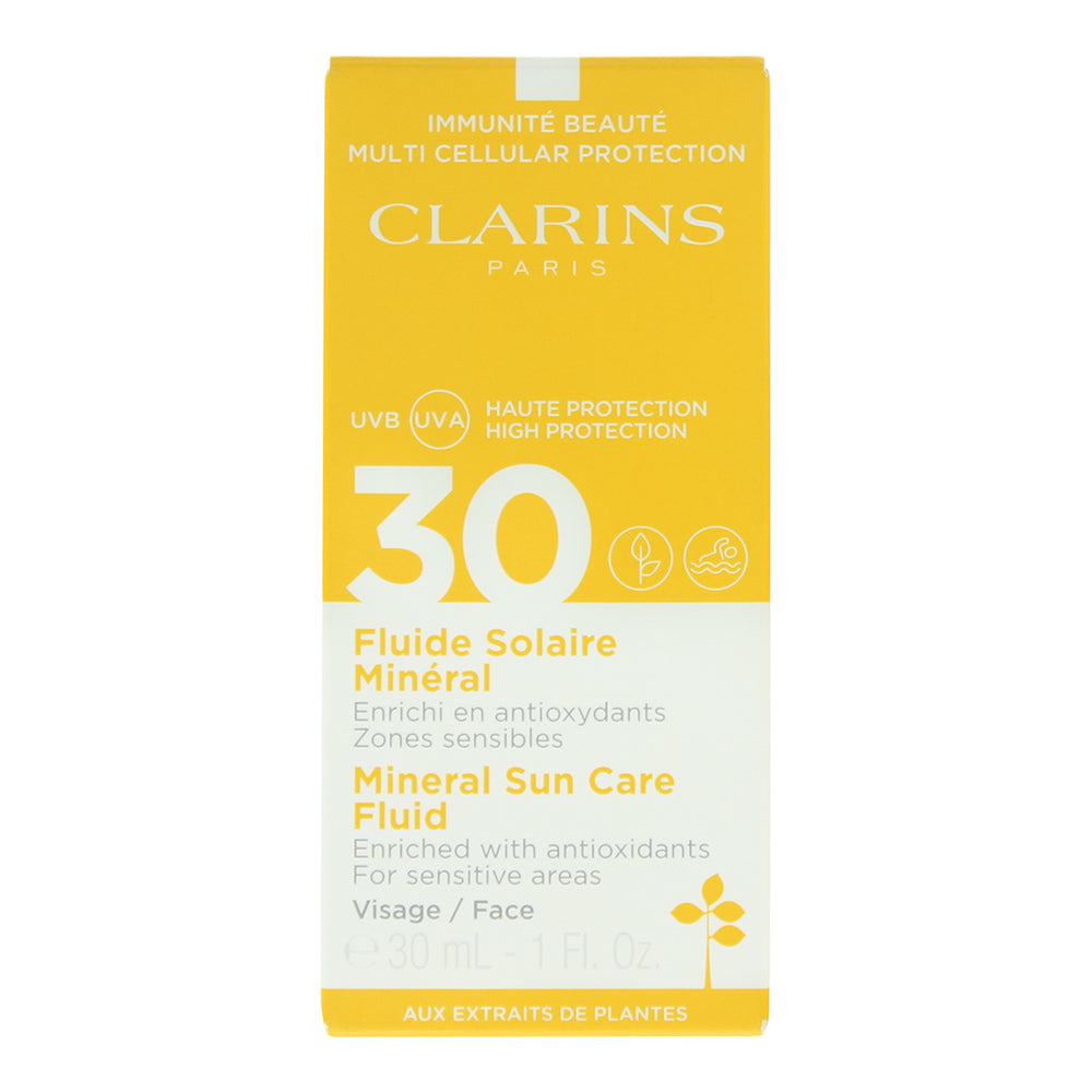 Clarins Mineral Sun Care Spf 30 Face Sun Cream 30ml - Box