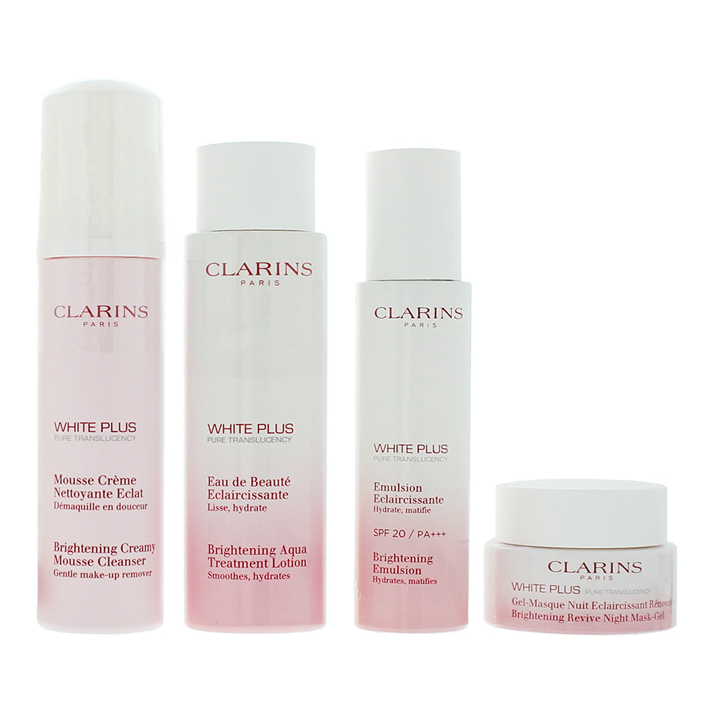 Clarins White Plus 4 Piece Gift Set - Product