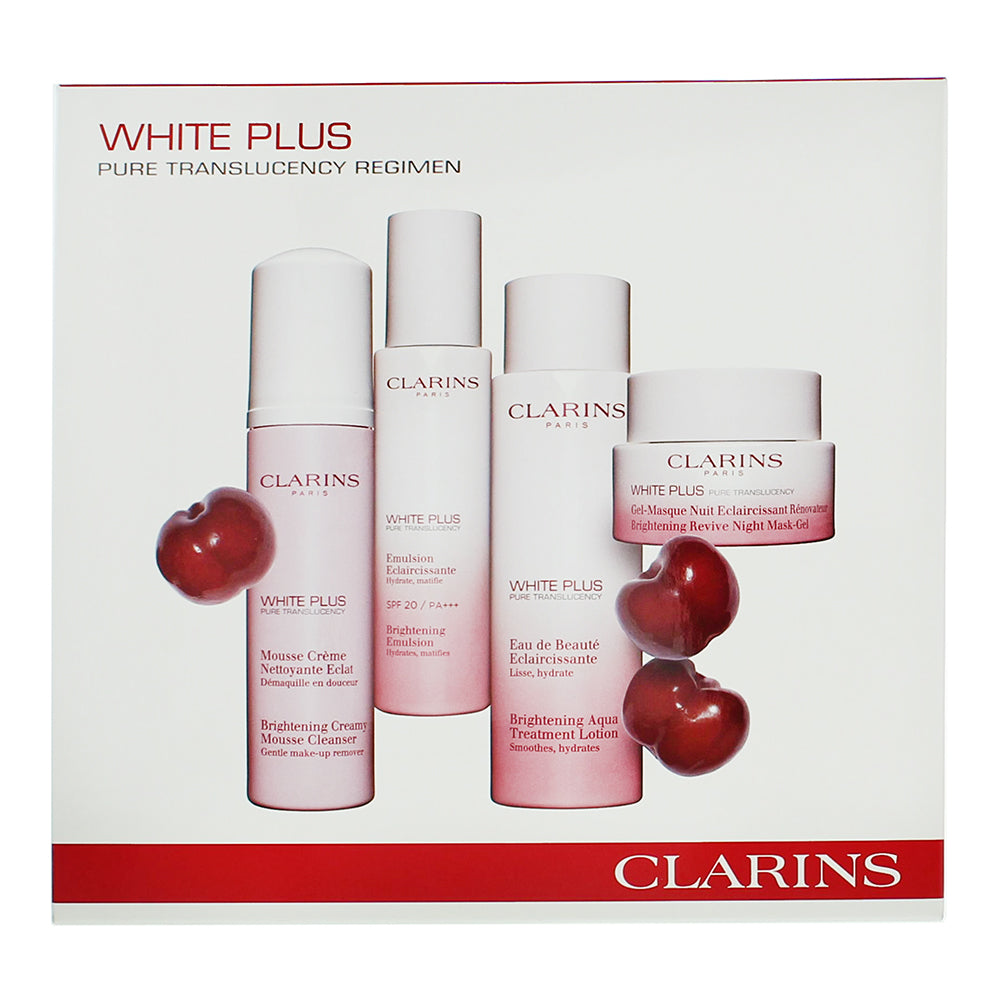 Clarins White Plus 4 Piece Gift Set - Box