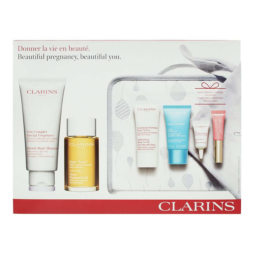 Clarins Beautiful Pregnancy 6 Piece Gift Set - Box