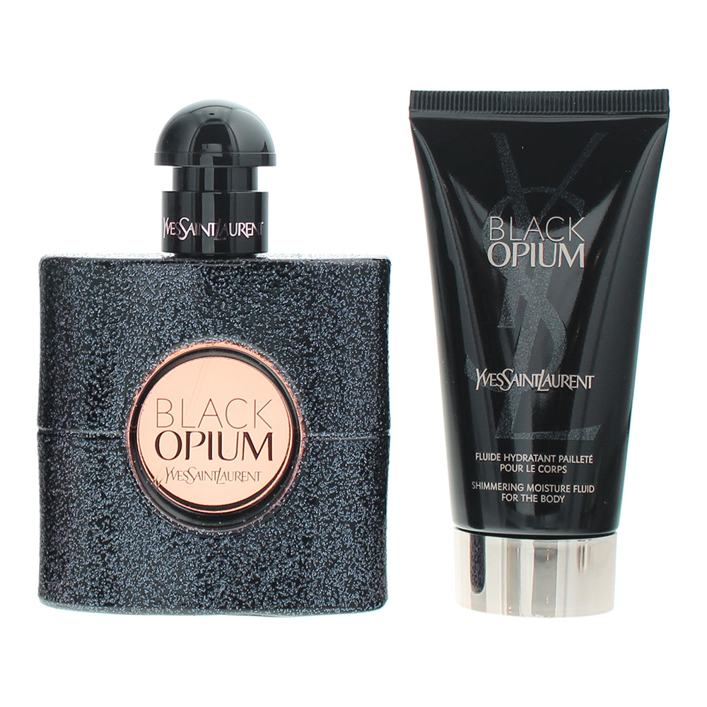 Yves Saint Laurent Black Opium 2 Piece Gift Set: Eau de Parfum 50ml - Body Lotio - Product