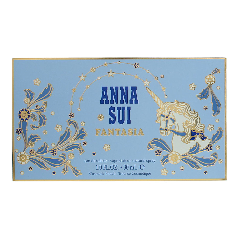 Anna Sui Fantasia 2 Piece Gift Set: Eau De Toilette 30ml - Cosmetic Bag 