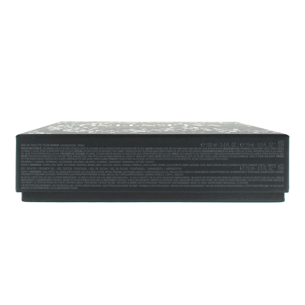 Valentino Born In Roma Uomo 3 Piece Gift Set: Eau De Toilette 100ml - Eau De Toi