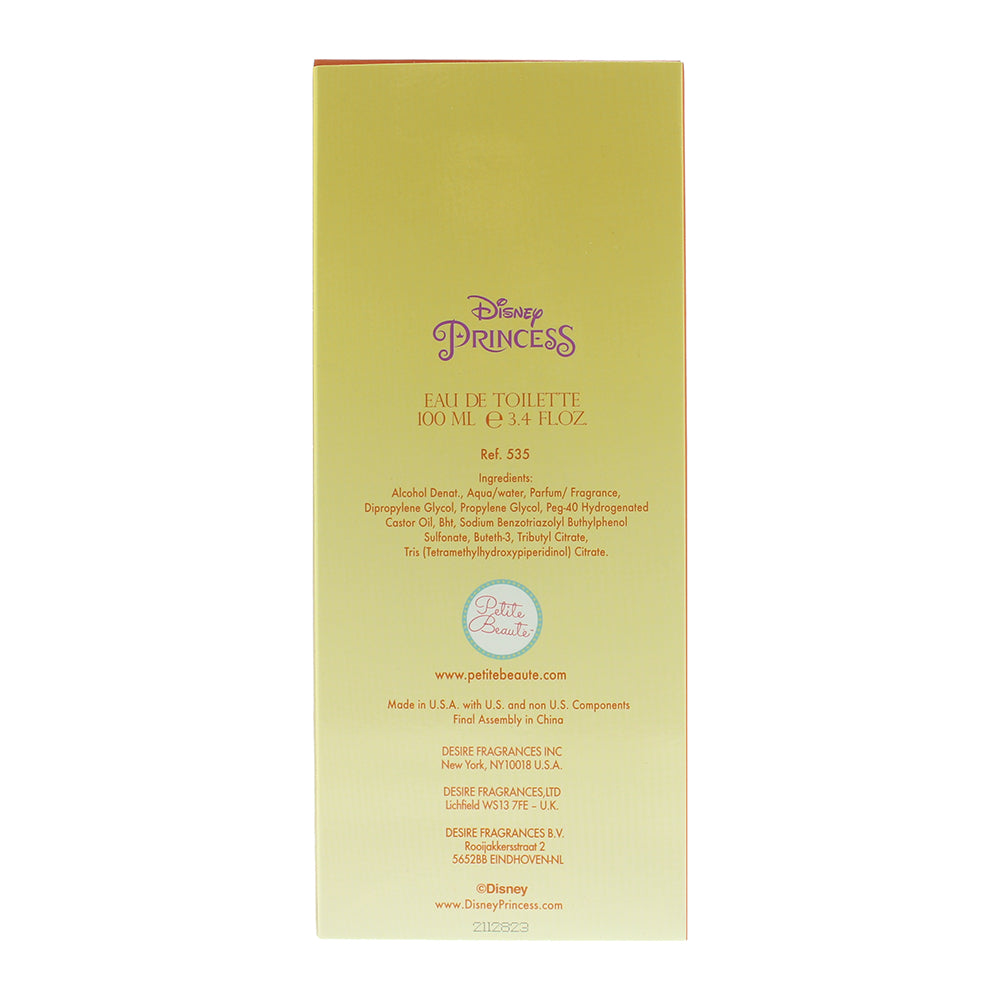 Disney Princess Belle Eau De Toilette 100ml