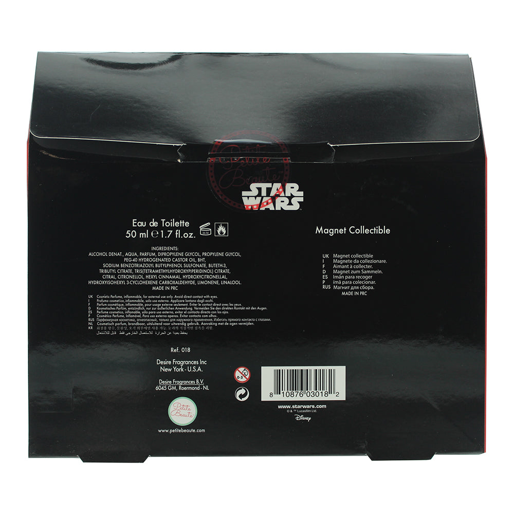 Disney Star Wars Darth Vader 2 Piece Gift Set: Eau De Toilette 50ml With Magnet