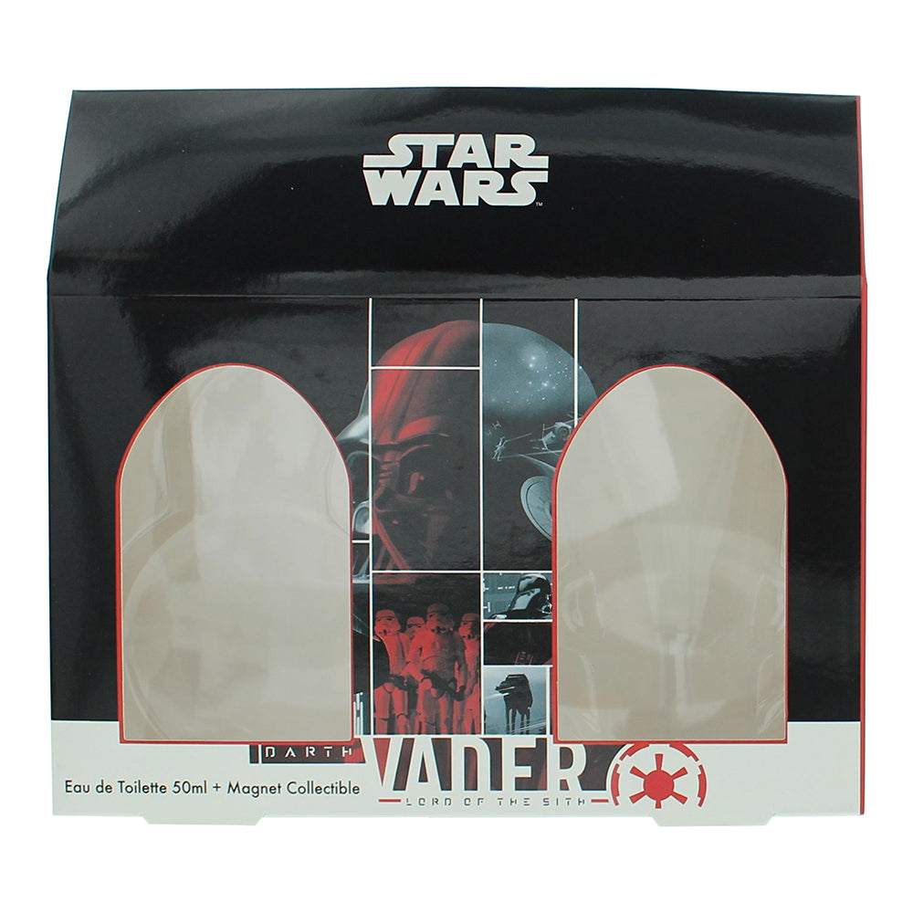 Disney Star Wars Darth Vader 2 Piece Gift Set: Eau de Toilette 50ml With Magnet - Box