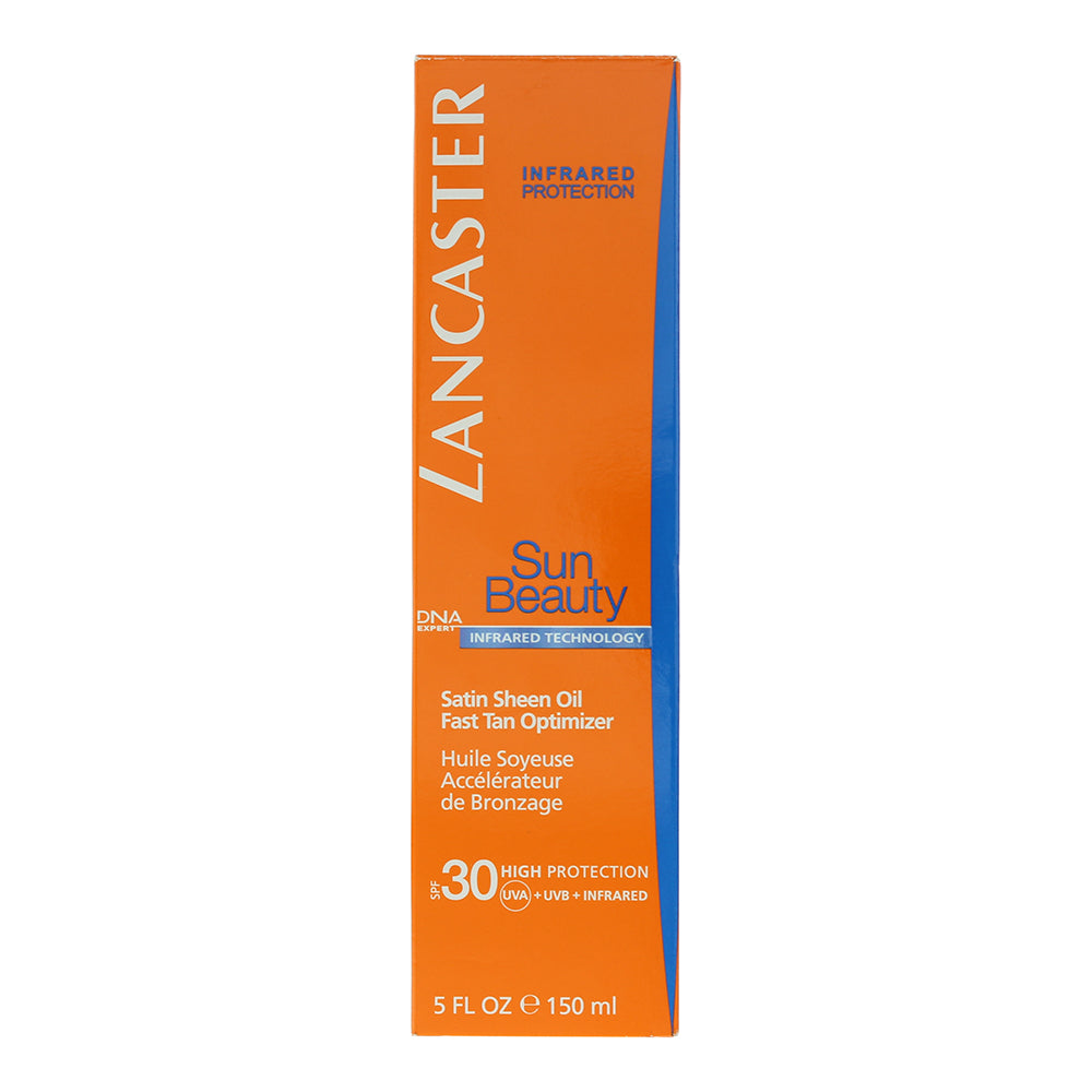 Lancaster Sun Beauty Fast Tan Optimizer Spf 30 Satin Dry Oil 150ml - Box