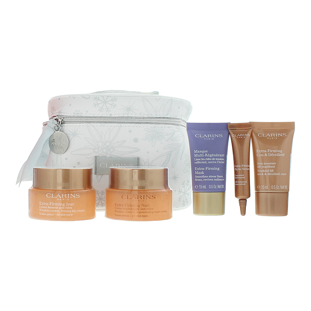 Clarins Extra-Firming Luxury Collection 5 Piece Gift Set: Day Cream 50ml - Night - Product