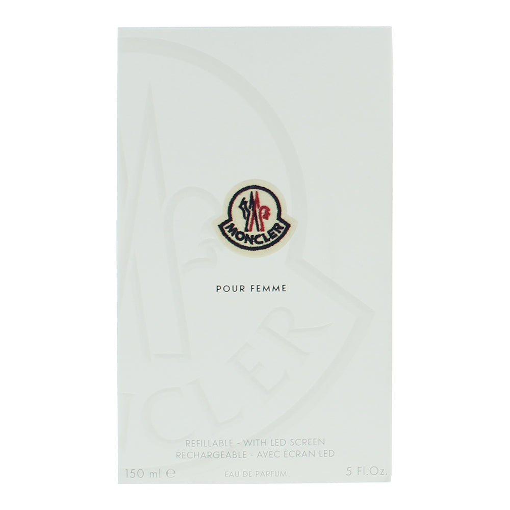 Moncler Pour Femme Refilable With Led Screen Eau de Parfum 150ml - Box