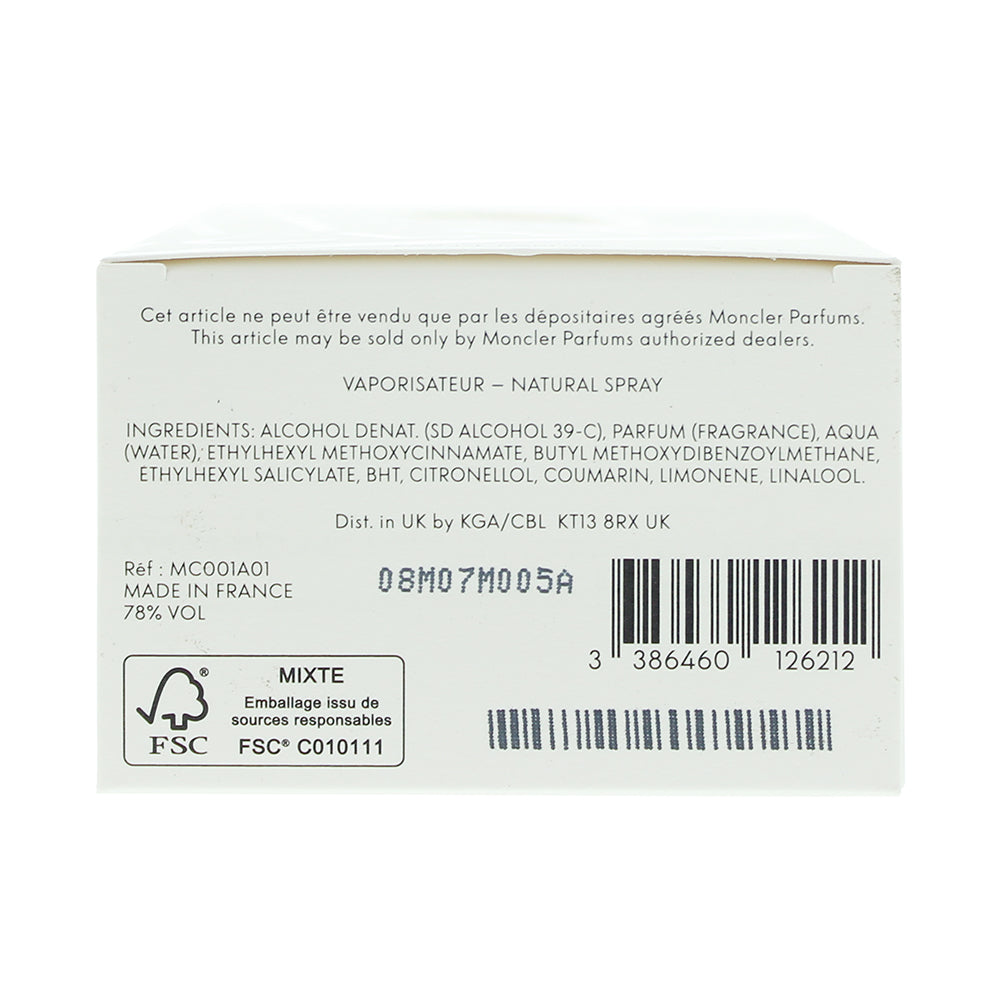 Moncler Pour Homme Eau De Parfum 100ml