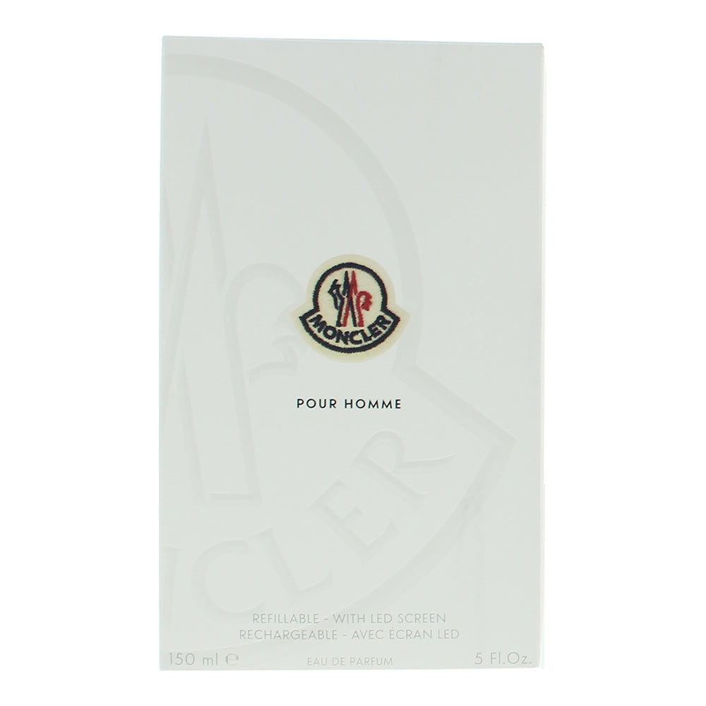 Moncler Pour Homme Refilable With Led Screen Eau de Parfum 150ml - Box