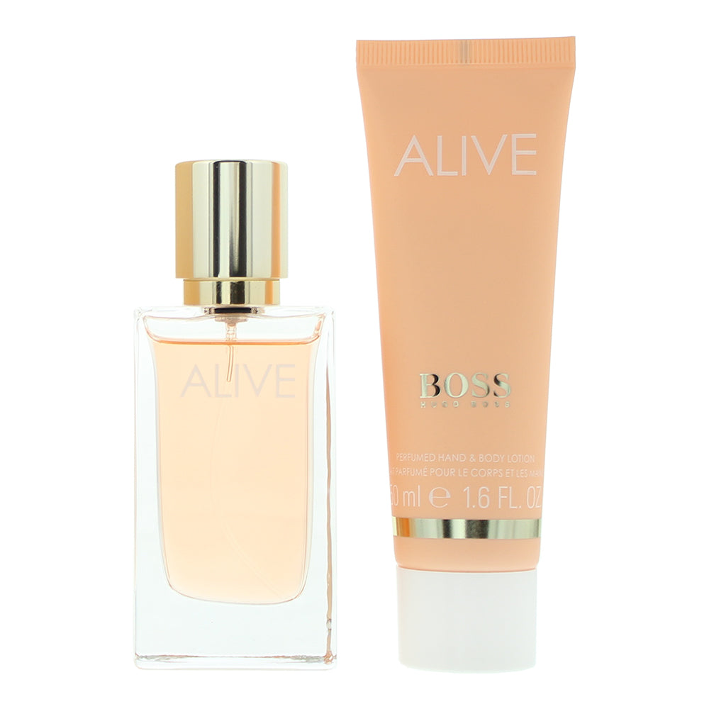 Hugo Boss Alive 2 Piece Gift Set: Eau de Parfum 30ml - Body Lotion 50ml - Product