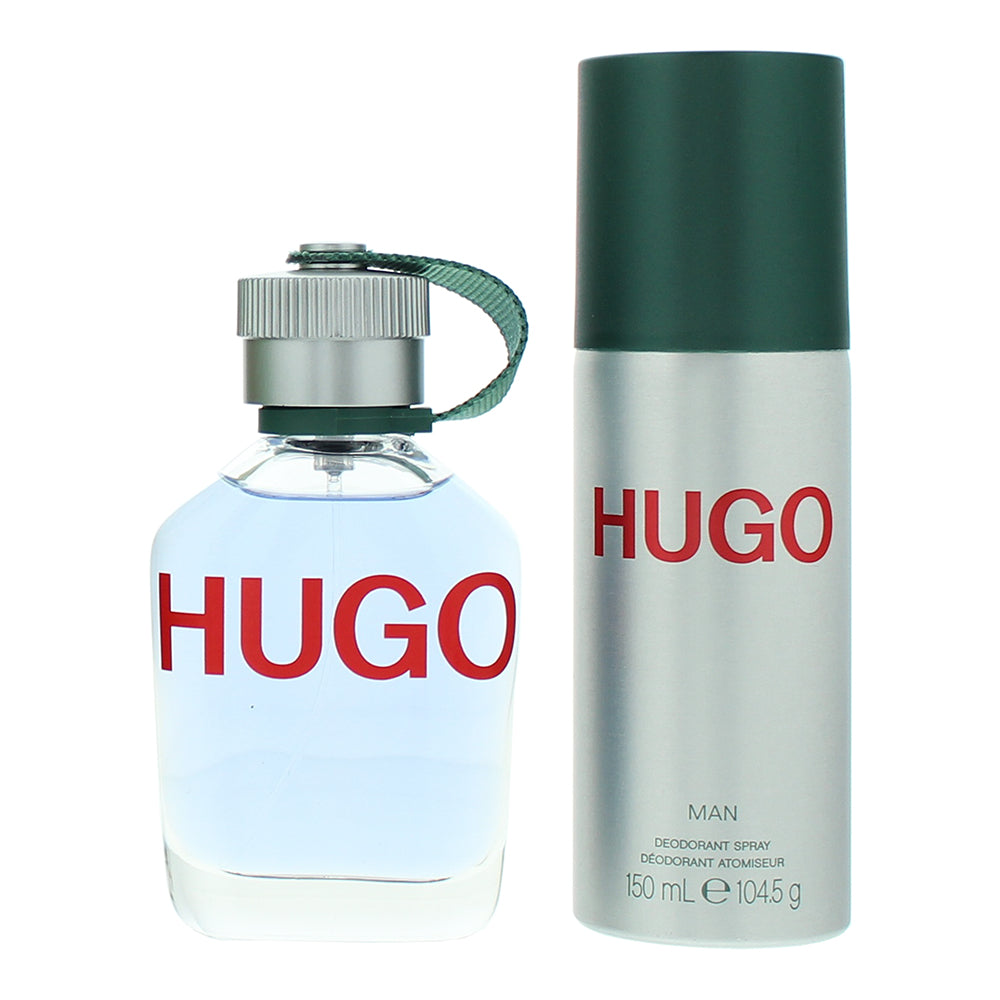 Hugo Boss Hugo Man 2 Piece Gift Set: Eau de Toilette 75ml - Deodorant Spray 150m - Product