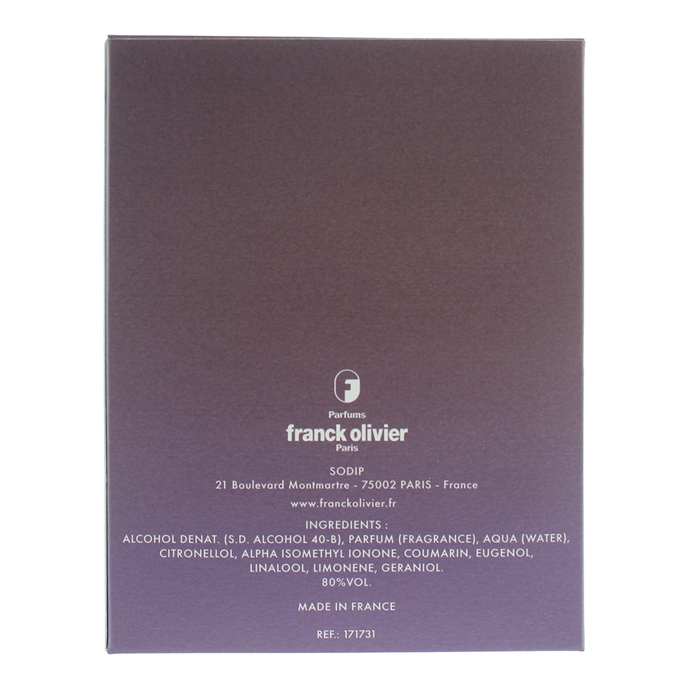 Franck Olivier Oud Vanille Eau de Parfum 100ml - Ingredients