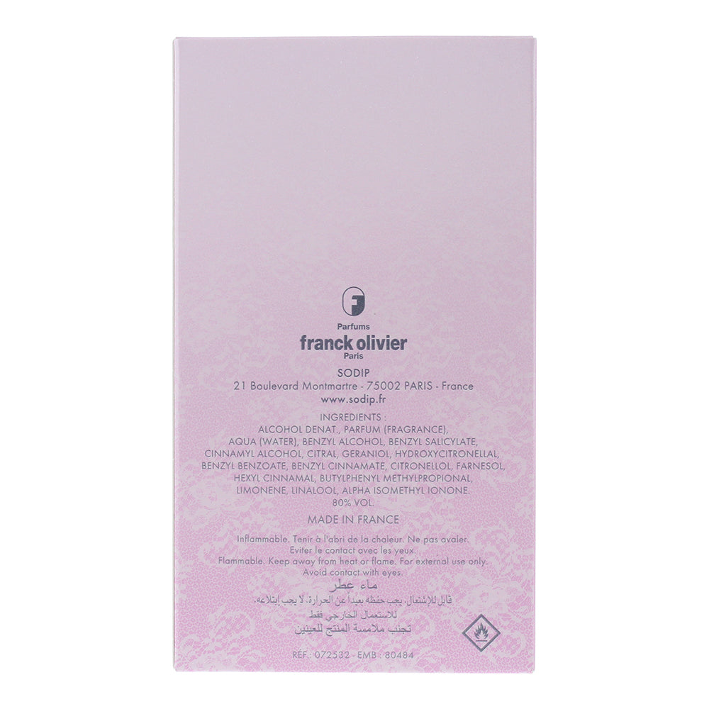 Franck Olivier Passion Extreme Eau de Parfum 75ml - Ingredients