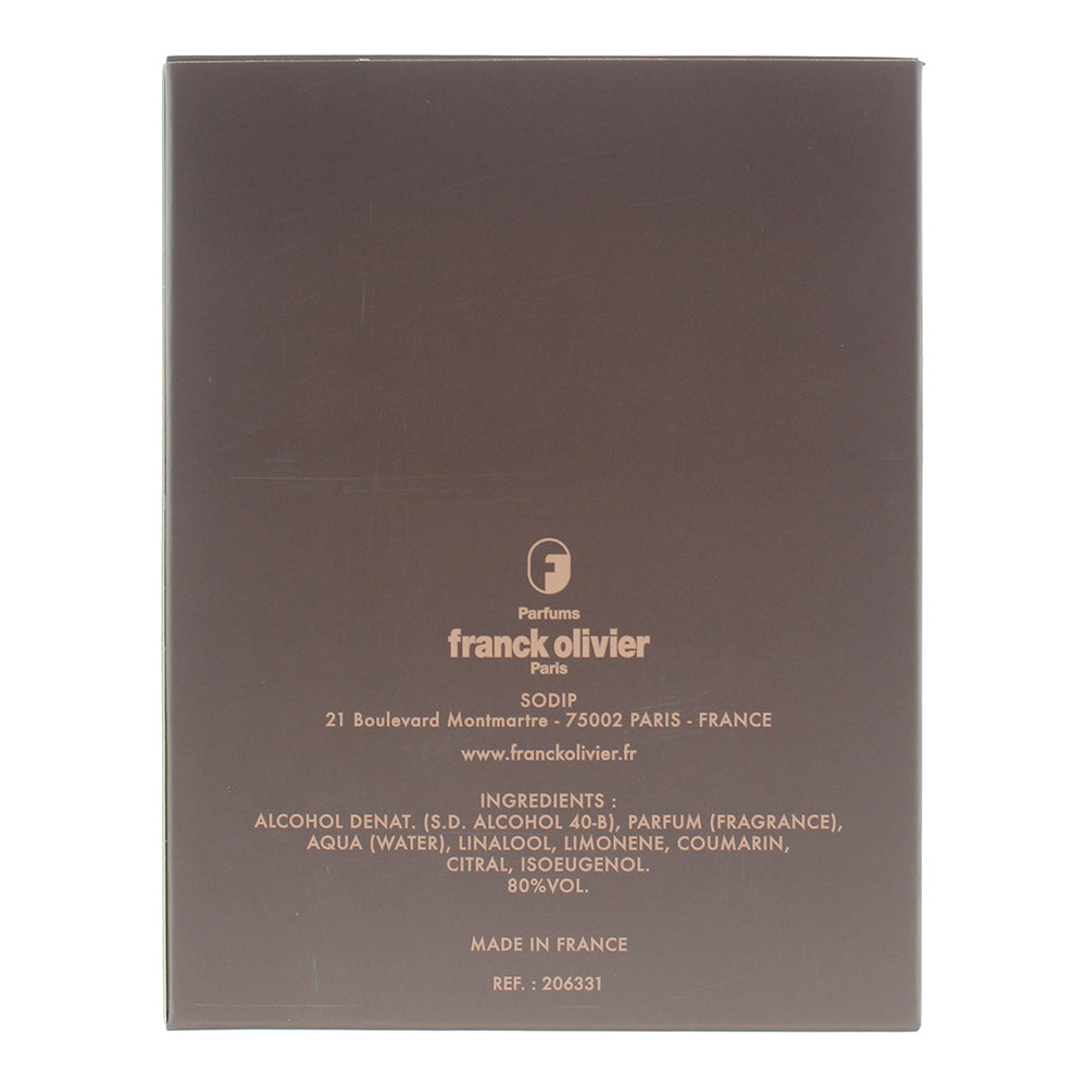 Franck Olivier Pure Addiction Eau de Parfum 100ml - Ingredients