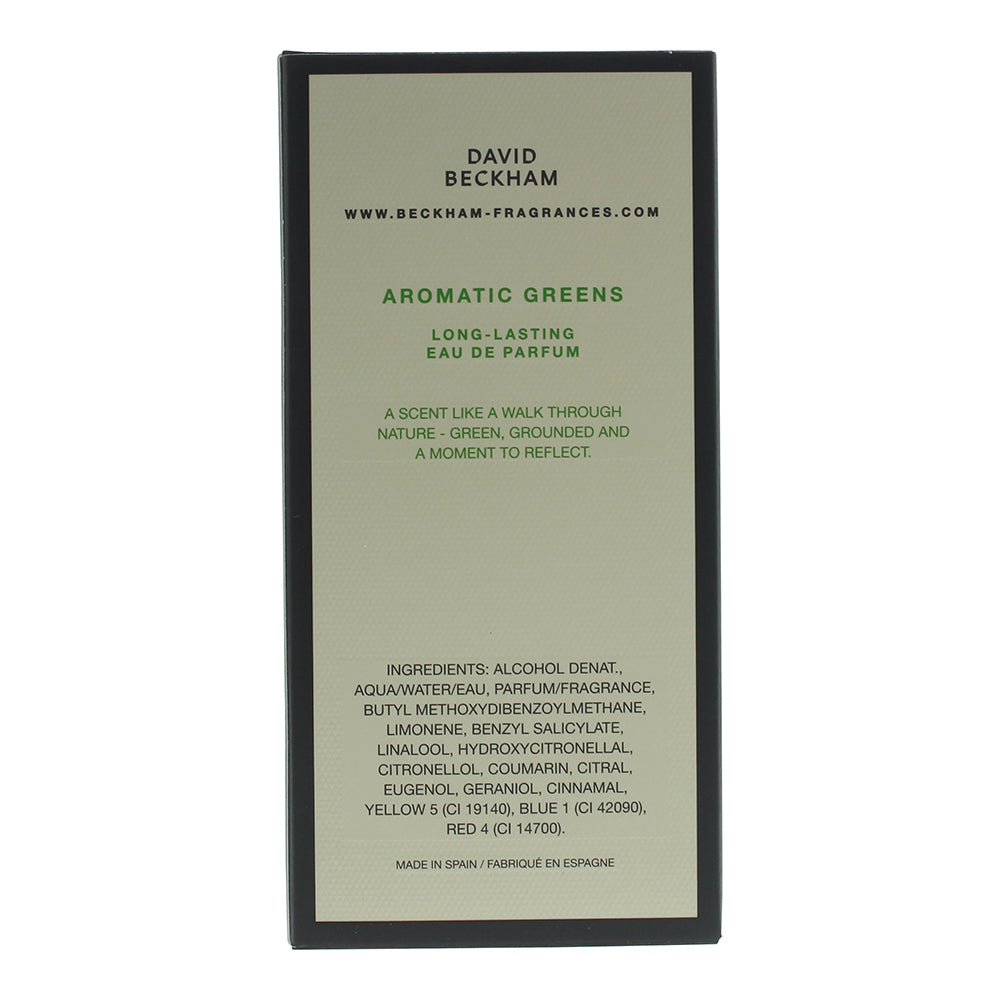 David Beckham Aromatic Greens Eau de Parfum 100ml
