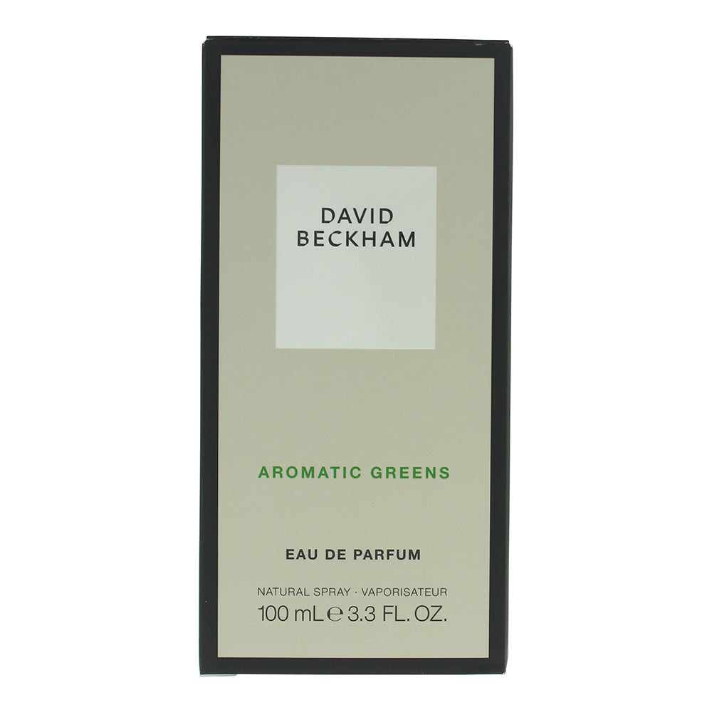 David Beckham Aromatic Greens Eau de Parfum 100ml - Box