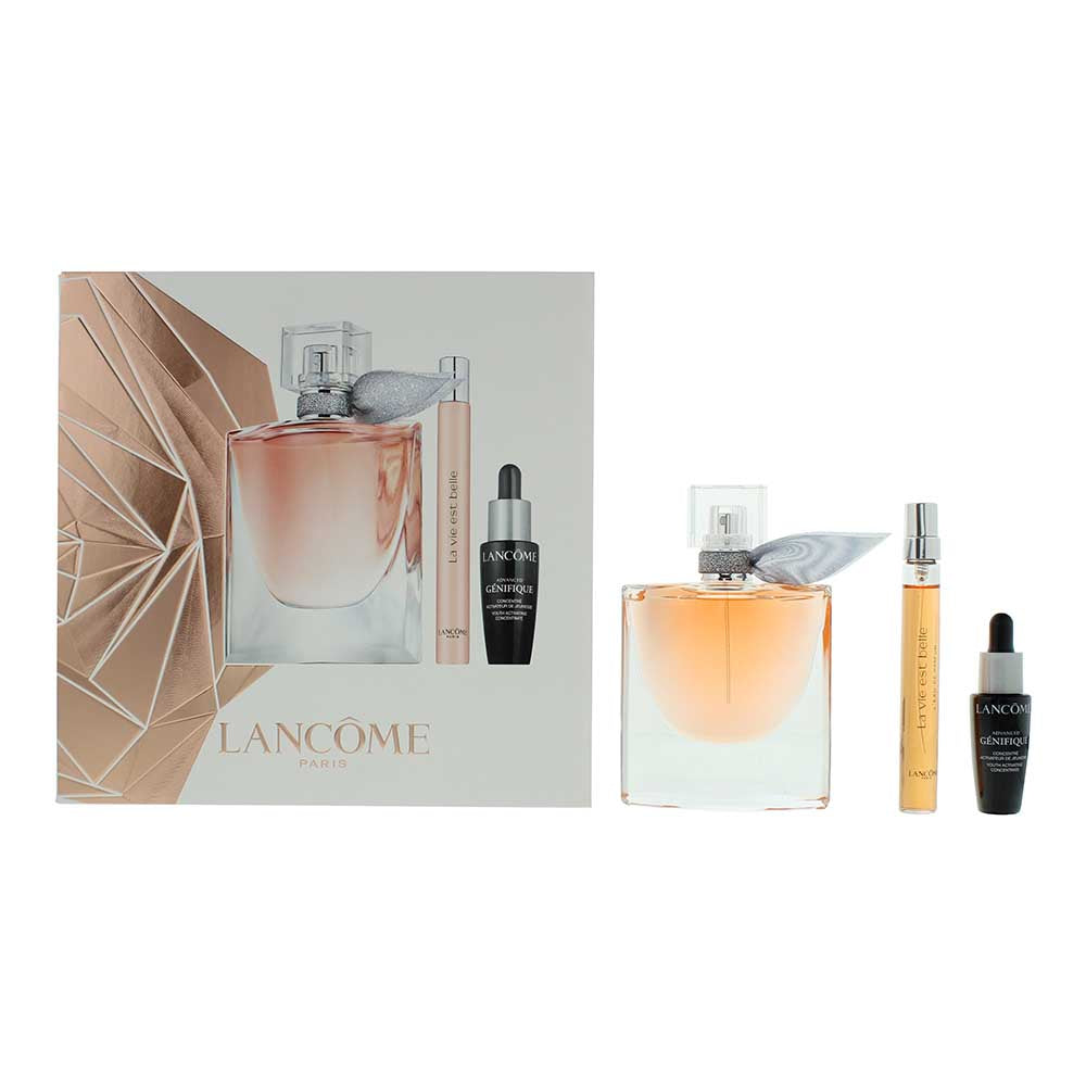 Lancôme La Vie Est Belle 3 Piece Gift Set: Eau De Parfum 50ml - Eau De Parfum 10