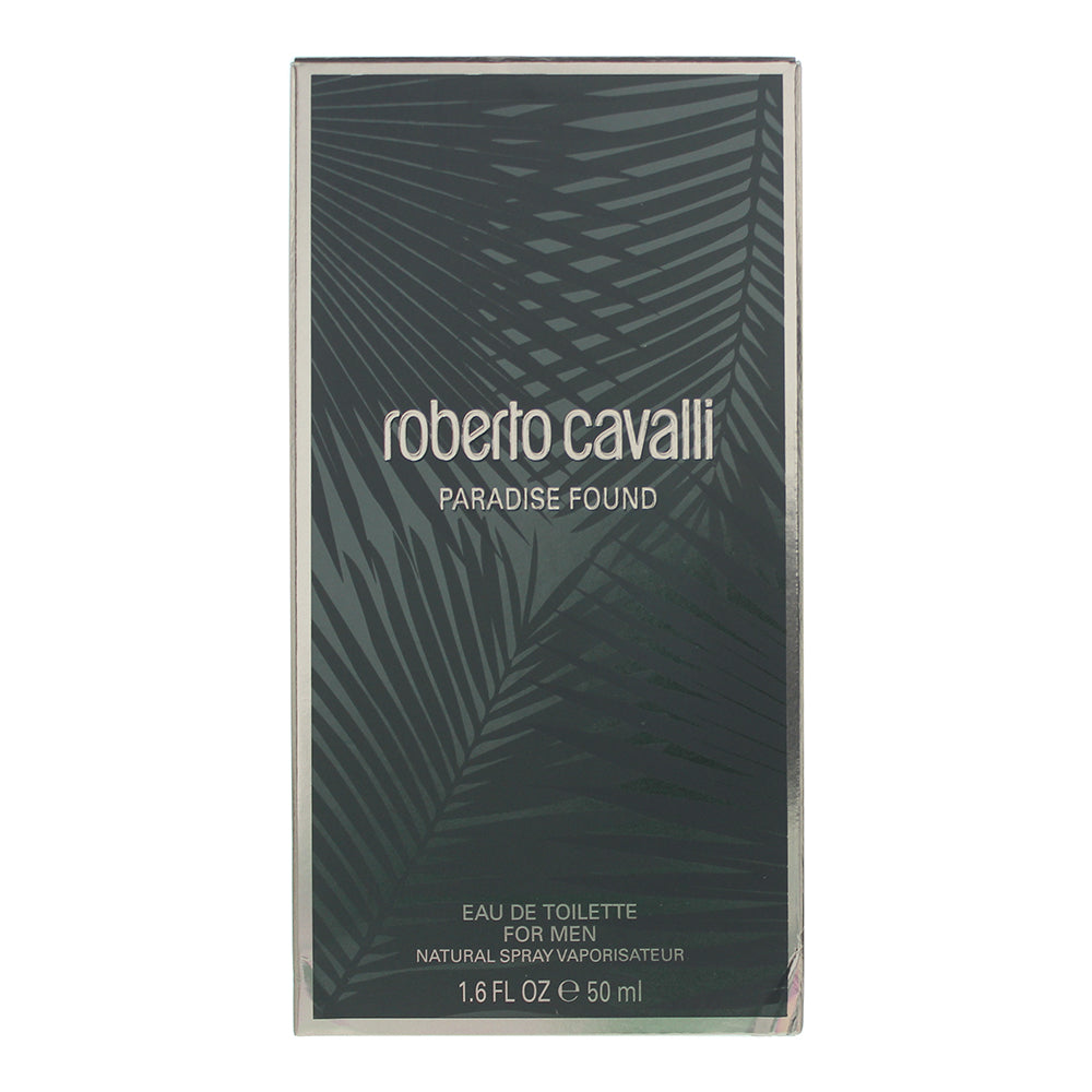 Roberto Cavalli Paradise Found For Men Eau de Toilette 50ml - Box
