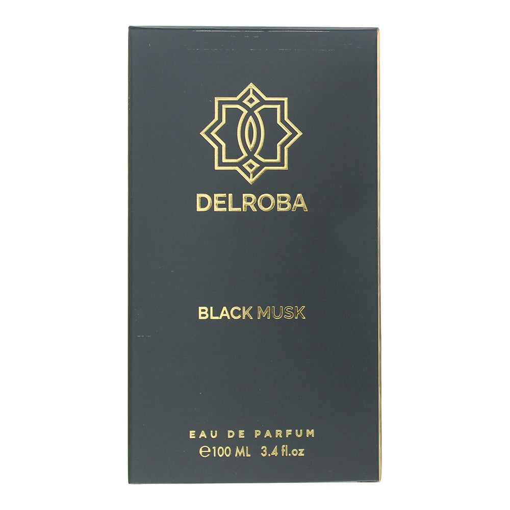 Delroba Black Musk For Men Eau de Parfum 100ml - Box