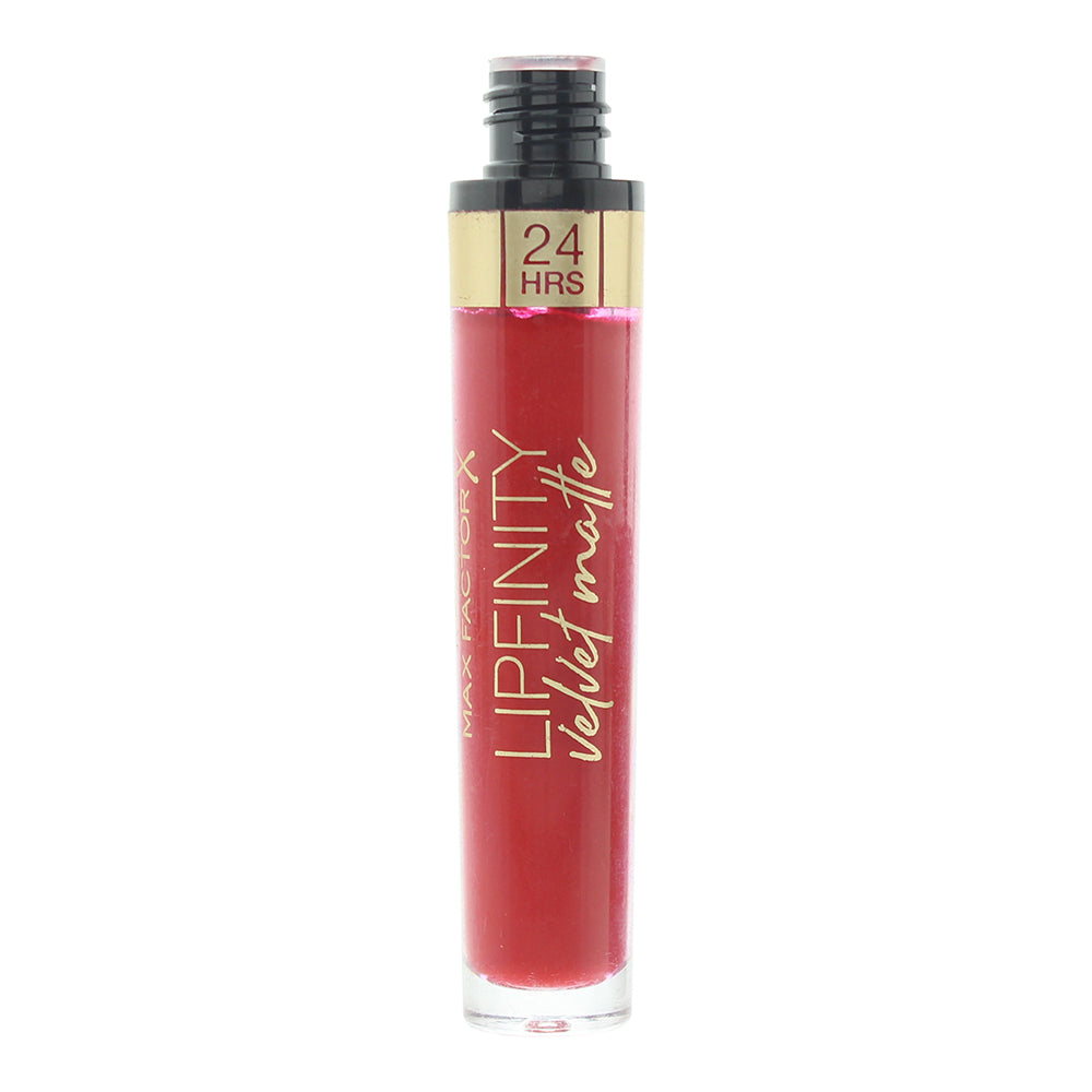 Max Factor Lipfinity Velvet Matte 025 Red Luxury Liquid Lipstick 3.5ml - Box