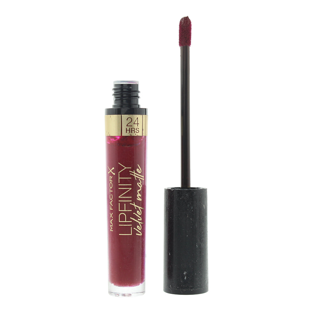Max Factor Lipfinity 24 Hour Velvet Matte 90 Red Allure Liquid Lipstick 3.5ml